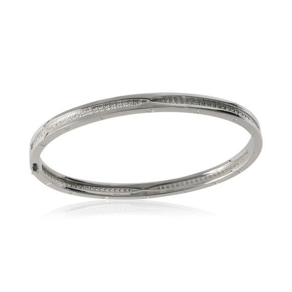 BVLGARI B.zero1 Bracelet in 18k White Gold 1.01 CTW - Picture 5 of 6